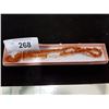 Image 1 : 34CT ORANGE BALTIC AMBER NECKLACE APPRAISED $210