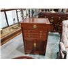 Image 1 : FABULOUS ASIAN MAHOGANY FLATWARE CHEST