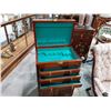 Image 2 : FABULOUS ASIAN MAHOGANY FLATWARE CHEST