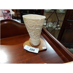 CARVED BONE CUP C.1915 HAS 2 CHIPS