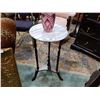 Image 1 : MARBLE TOP PLANT STAND