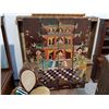 Image 1 : 4 PANEL CARVED ASIAN SCREEN