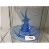 Image 1 : REPRODUCTION ART DECO SATIN GLASS FLOWER FROG