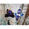 Image 1 : COLLECTION OF BLUE ART GLASS