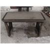 Image 2 : Cast Iron Drill Base Table, 57" x 28" x 33"