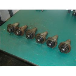 CAT50 End Mill Holders, 1/2 , (4) 5/8 , 3/4 