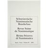 Image 1 : Schweizerische Numismatische Rundschau