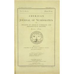 American Journal of Numismatics, Volume 5