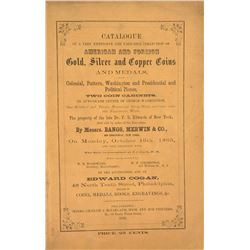 Scarce 1865 Edwards Sale, Priced
