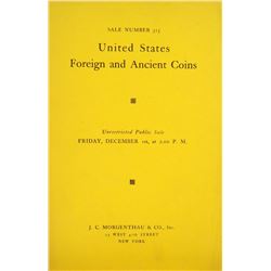 A Nice Group of Morgenthau Sales