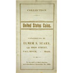 Rare 1904 Elmer Sears Auction Catalogue