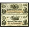 Image 1 : Confederate States of America, 1862 Issue Banknote Pair.