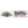 Image 1 : Banknote Engraver and Printer Card Pair, ca. 1870-90s.