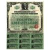 Image 1 : Fourth Liberty Loan, $50 4 1/4% Gold Bond of 1933-1938.