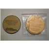 Image 4 : World Trade Center Memorial Brass Medal by the U.S. Mint & NY Euronext.