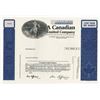 Image 1 : A Canadian Limited Co., ca.1970-1980 Specimen Stock Certificate Sample.