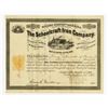 Image 1 : Schoolcraft Iron Co., 1868 Issued Stock Certificate with Imprinted 25ct U.S.I.R. Revenue.