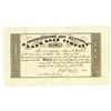 Image 1 : Hollidaysburg and Altoona Plank Road Co., 1854 Stock Certificate.