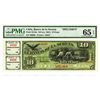 Image 1 : Banco De La Serena ca. 1890's Specimen Banknote