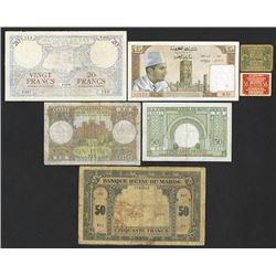 Banque D'Etat du Maroc, Empire  Bank Note Issues