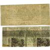 Image 2 : Arkansas Treasury Warrant, 1862 Obsolete Banknote Pair.