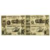 Image 1 : Potomac River Bank, 1854-55 Obsolete Banknote Quartet.