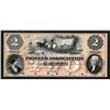 Image 1 : Pioneer Association, 18xx (ca.1850's) Proof Obsolete Banknote.