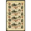 Image 1 : Farmers Bank of Kentucky, ca.1860 Issued Obsolete Banknote Sheet.