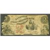 Image 1 : La Crosse and La Crescent Bank, 1859 Issued Obsolete Banknote.