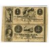 Image 2 : Orange Bank in the County of Essex, ca.1846 Uncut Obsolete Pair.