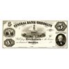 Image 2 : Central Bank of Brooklyn, ca.1850-60's Proof Obsolete Banknote.
