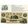 Image 1 : J.W. & H. McCarty, ca. 1860-70's Obsolete Remainder Scrip Note.