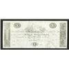 Image 2 : Cranston Bank, ca. 1820's Proof Obsolete Banknote.