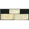 Image 2 : Generic  Scrip Note Trio, ca. 1837 to 1850's.
