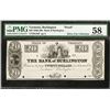 Image 1 : Bank of Burlington ca.1830's Obsolete Proof.