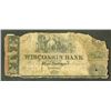 Image 1 : Wisconsin Bank, ca. 1850's Issued Obsolete Banknote.