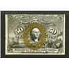 Image 2 : Second Issue U.S. Fractional Currency, Fr#1322, 50 cents Surcharge 18-63 & T-1 | Fiber Paper.