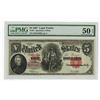 Image 1 : Fr. 91 $5 1907 Legal Tender PMG About UNC 50 EPQ