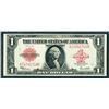 Image 2 : U.S. Note, 1923 Legal Tender, $1, Fr#40, Red Seal Issued Banknote.