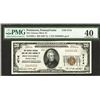 Image 1 : Citizens National Bank and Trust Company of Pottstown, $20, 1929 T1, CH# 4714, Fr#1802-1.