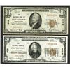 Image 1 : National Bank of Pottstown. Series of 1929, $10 and $20, T1, Ch# 608 Banknote Pair.