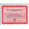 Image 1 : Moody's Investors Service, ca.1950-1960 Specimen Stock.