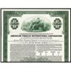 Image 1 : American Tobacco International Corp. 1968 Specimen Bond.