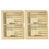 Image 1 : Centre Turnpike Road, 1821 Stock Certificate Quartet.