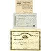 Image 1 : Pennsylvania Turnpike Stock Certificates, ca.1850-1890's Trio.