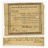 Image 1 : Stoystown & Greensburgh Turnpike Stock, 1818 Stock Certificate.