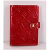 Image 3 : Authentic Louis Vuitton Red Vernis Monogram Agenda Planner