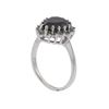 Image 3 : 14KT White Gold 3.45ctw Fancy Black and White Diamond Ring