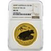 Image 1 : 2009P Australia $100 Year of the Ox Gold Coin NGC MS70