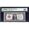 Image 1 : 1928 $1 Legal Tender Note PMG Choice Uncirculated 64